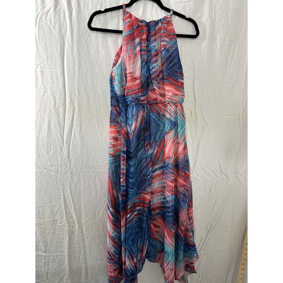 Y2K Fairy Halter Dress Handkerchief Forest Fae Cottagecore Beach Sangria Size‎ 4 - Picture 8 of 11